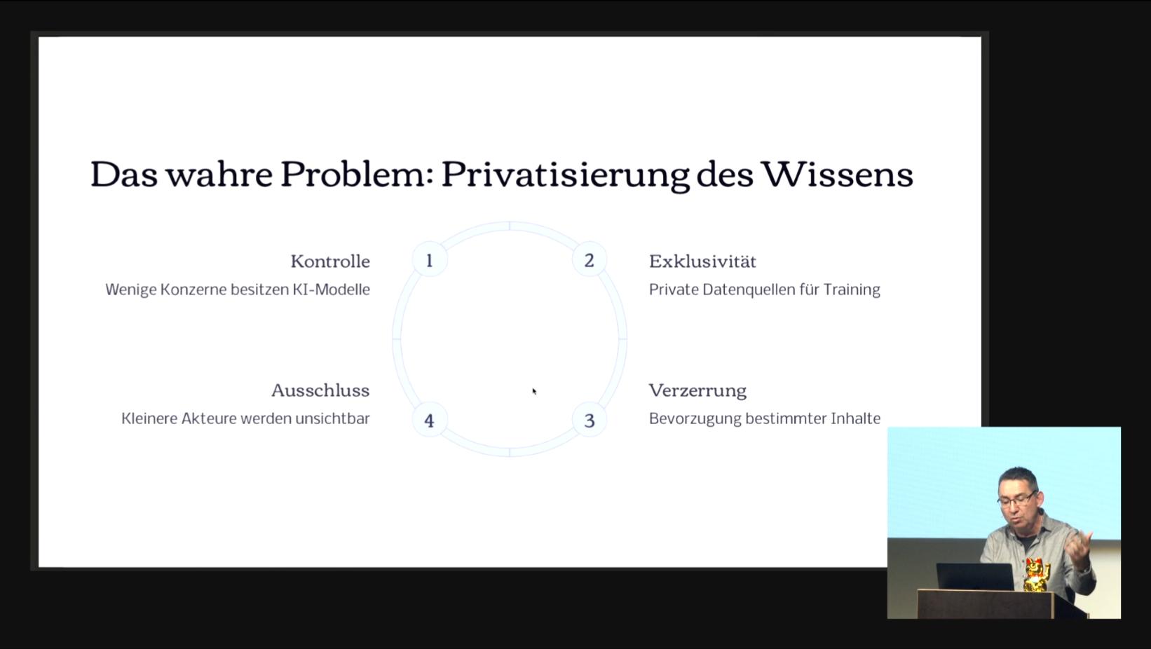 The real problem of the privatisation of knowledge