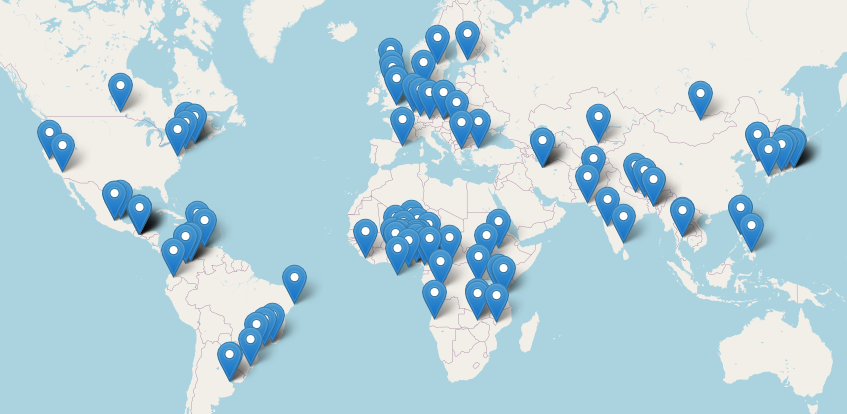 world map